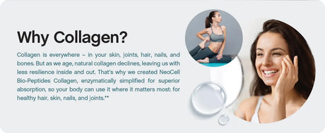 Collagen Peptides Powder Hydrolyzed Protein Unflavored Easy Mix Daily Beauty Nutrition Supplement High Protein Collagen Powder