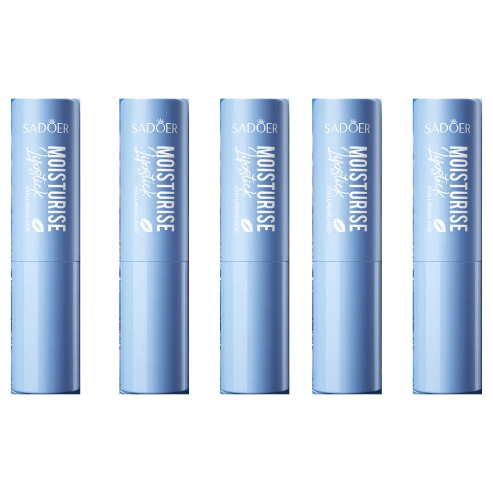 SADOER 1/5/10/15/20PCS Hyaluronic Acid Lip Balm Long-Lasting Moisturizing Lip Care, Hydrating & Nourishing Soothe Dryness
