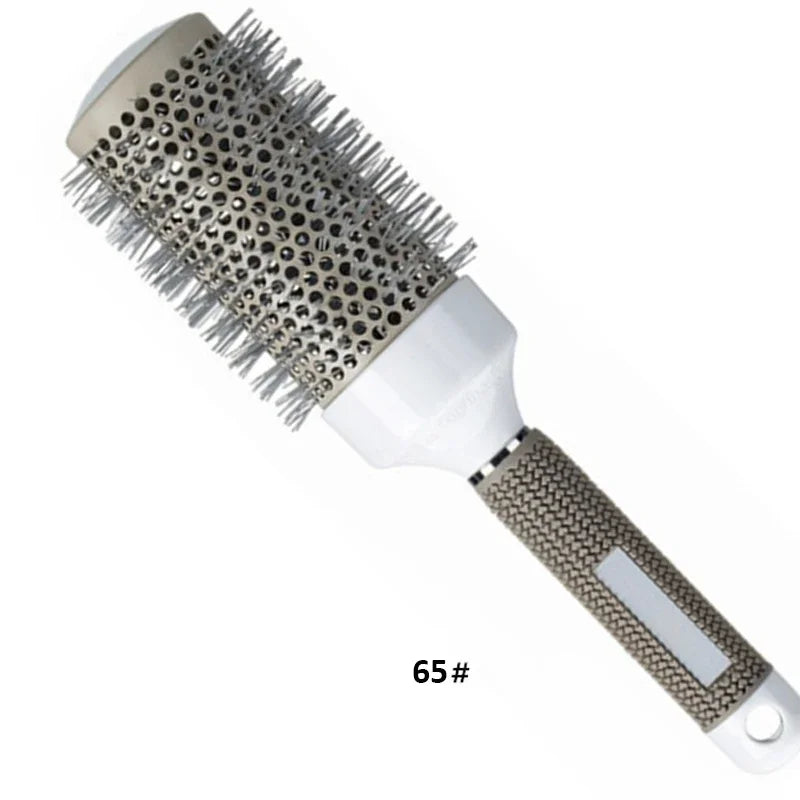 6 Size Hair Brush Nano Hairbrush Thermal  Round Barrel Comb Hairdressing Hair Salon Styling Drying Curling Blow Dry Hair Brush