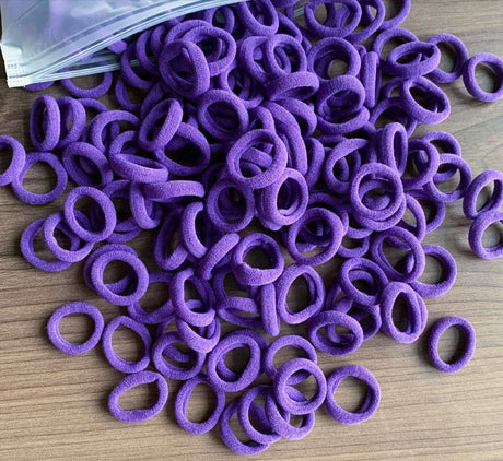 50/100Pcs Hair Bands for Children Colorful Nylon Scrunchie Hair Ties Rubber Band Kids Elastic Hair Leagues Girl Accessories