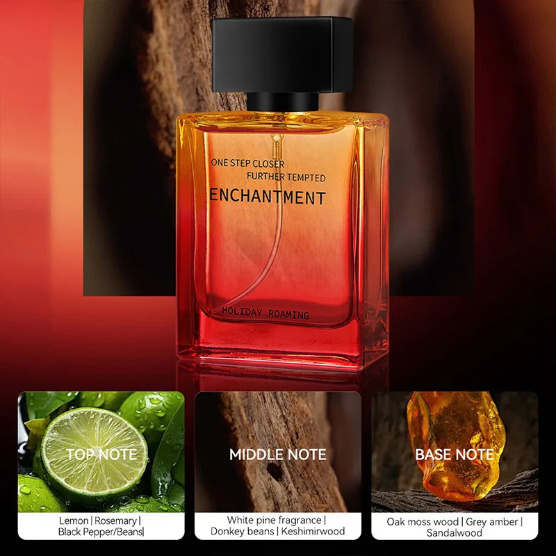 Tipsy Woody Men Perfume Long Lasting 72H Fresh Eau De Toilette 50ml Masculine Woody Niche Luxury Daily Wear