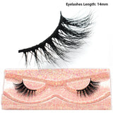 Half Lashes Mink Eyelashes Fluffy Soft False Eyelashes Wispy Cross Mink Eye Lashes Natural Short Mink Eyelash Extension Makeup