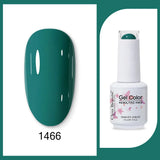 Clou Beaute 15ml HEMA TPO FREE Gel Nail Polish Bright Dark Army Green Gel Lacquer Semi Permanent Art Organic  Nail Gel Varnish
