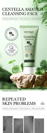 BIOAQUA Centella Asiatica Facial Cleanser Moisturizing Oil Control Face Cleansing Face Wash Foam Facial Cleanser Skin Care