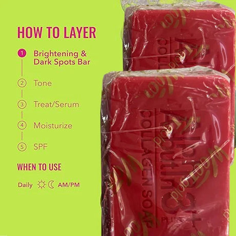 Arbutin 3 Collagen Facial Soap Moisturizing Brightening Deep Cleansing Body Face Wash Foam Facial Cleanser Handmade Soap