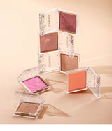 Soft Mineral Blush Palette 6 Colors Matte Long Lasting Powder Natural Cheek Contour Shadow Rouge Makeup Beauty