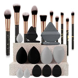 10pcs Set Makeup Brushes Tool Set Cosmetic Powder Eye Shadow Foundation Blush Blending Beauty Maquiagem Beauty Kit for Party