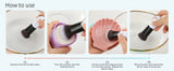 Docolor SHELL Silicone Brush Cleaner Make Up Washing Brush Gel Cleaning Mat Foundation Makeup Brush Cleaner Pad Scrubbe Board