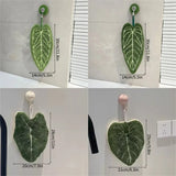 Leaf Hand Towel Bathroom Accessories Absorbent Kitchen Towel Soft Towel Hanging Towels Handkerchief Towels Home Wash Hand Towels