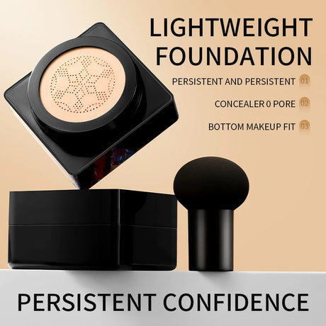 CC Cream Magic Foundation Mushroom Head Air Cushion Waterproof Brighten Foundation Cream Women Base Makeup Face Korean Cosmetics