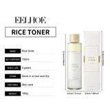 EELHOE Rice Toner Smooth Moisturizing Skin Barrier Repair Pore Minimizer Oil Control Refreshing Rice Toner for Face Care 150ml
