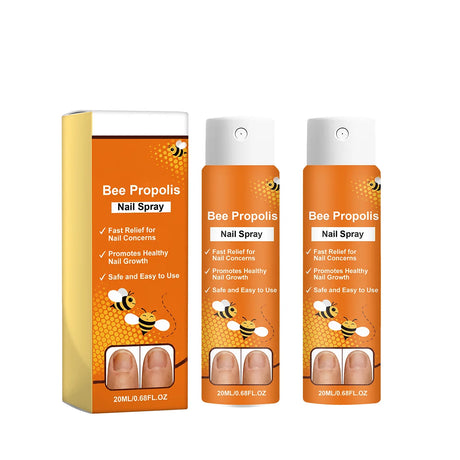 Bee Venom Nail Soothing Spray Nail Repair Treatment for Damaged&Discolored Toenail Moisturizing Nourishing Care for Brittle Nail