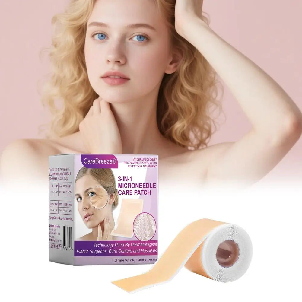 1/3/5rolls Brand Wrinkle-reducing Body Face Tape Dermatologist Recommend Best Scar Reduction Patch 3-in-1 Microneedle Care Patch