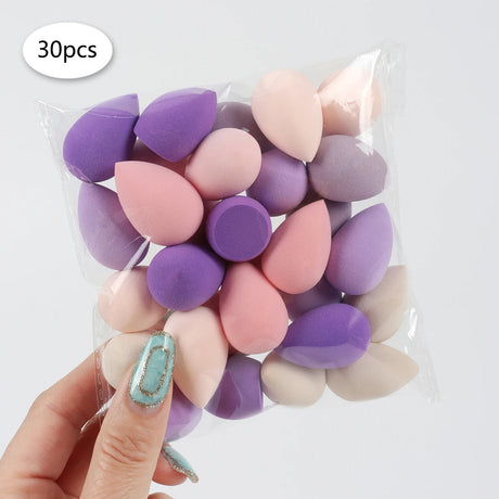 10/20/30/50/100Pcs Mini Makeup Sponge, Expands When Exposed to Water, Suitable for All Skin Types