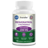 Resveratrol Supplement Capsules, Anti-aging, Antioxidant, Cardiovascular & Joint Support, Skin Health