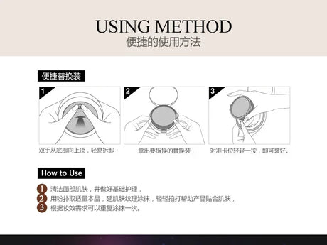 BB Air Cushion Foundation CC Cream Concealer Whitening Long Lasting Waterproof Moisturize Brighten Oil-control Makeup Cosmetics