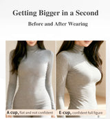 LERVANLA Silicone Breasts Pads Forms Pads Chest Women's Fake Boobs Enhancement Magnify Underwear 2-in-1Breast Becomes Big