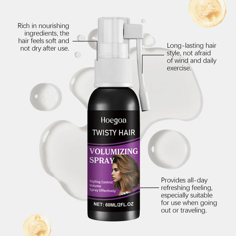 Fluffy Volumizing Hair Spray Non-greasy Quick-Drying Wash Free Increase Volume Styling Modeling Hairdressing Hair Shaping Spray