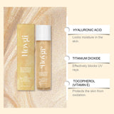 Spf 50+ Makeup Setting Spray Oil Control Natural Refreshing Waterproof Lasting Makeup Fixer Sun Protection Face Mist Cosmetics