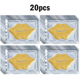 5/10/20/30pcs Pink Gold Crystal Collagen Lip Mask Plump Lips Moisturizing Nourishing Lip Patches Lips Plumper Skin Care Products
