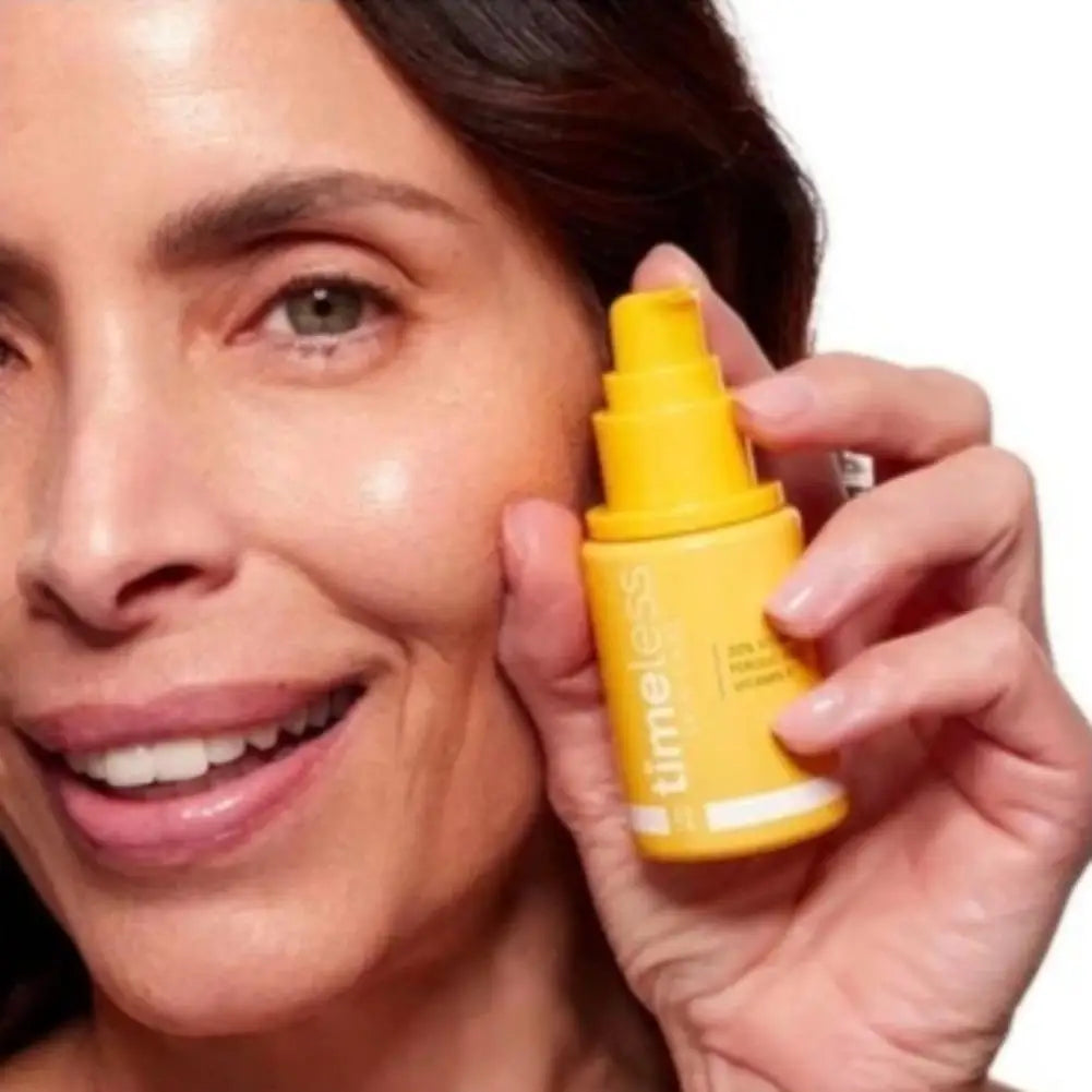 Timeless 20% Vitamin C Serum with Ferulic Acid & Vitamin E, Hydrating & Firming Face Serum, 30ml Antioxidant Skin Care