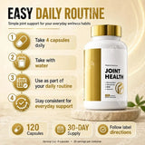 Active Movement Formula with Glucosamine Chondroitin MSM Daily Wellness Joint Support 120 Capsules