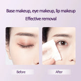 OTW grape seed makeup remover wipes are gentle and not tight, suitable for eyes, lips, and face, and are portable makeup remover