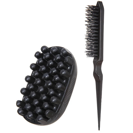 Hot Sale Portable Silicone Hair Brush Washable Durable Rubber Curly Brush Hair Beauty Dirty Braided Curly Hair Men Cleaning Tool