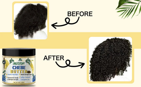 GOIPLE Chebe Hair Care Products Deep Nourish & Moisturize Conditioner Smoothing Anti-loss Breakage Hair Oil or Butter or Powder