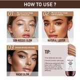 Glow Bronzing Drops Face Peptide Serums Liquid Bronzer Cream Hydrating Makeup For An Everyday Radiant Glow Summer Glow