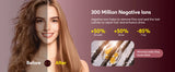 5 in 1 High-Speed Hot Air Styler Frizz-Free Fast Drying No Heat Damage Hair Dryer Curl Volumize Straighten with Travel Bag
