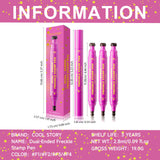 Double Eyeliner Freckles Pen All-in-One Natural Waterproof Lasting Seal Spot Pen Natural Simulation