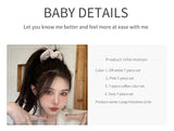 7 Pcs/Set Women Hair Scrunchies Set Plush Solid Hair Band for Girls Ponytail Holder Rubber Bands Hair Ties Hair Accessories