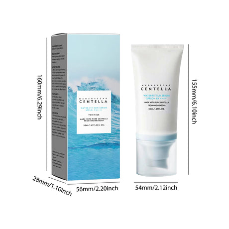 Facial Sunscreen 50+Solar Sunscreen Moisturizing and Moisturizing to Resist UV Radiation and Delay Photoaging
