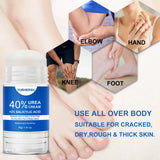 40% Urea Foot Cream Stick - Moisturizing & Exfoliating Cracked Heel Repair Deep Hydration for Dry Feet Long protect