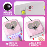Portable Nail Dryer Lamp UV Light For Nails Eyes Protection 21LEDs UV Lamp for Gel Nails Polish Curing Dryer Home Salon Tool USB
