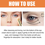 Vitamin C Eye Balm Moisturizing Eye Bag Removal Dark Circles Reduce Fine Lines Anti Puffiness Brightening Eye Cream Stick