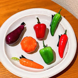 1 Fun Fruit and Vegetable Shaped Duckbill Clip Cute Simulation Fruit Hair Clip Side Clip Women's Broken Hair Clip