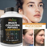 High Strength Multi-Collagen Complex Capsules – Hydrolyzed Peptides for Skin, Hair, Nails & Joints – Grass-Fed, Non-GMO