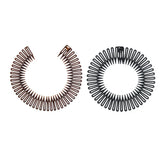 2Pcs Plastic Full Circle Stretch Diamond Flexible Comb Teeth Headband Hair Band Clip Face Wash Fixed Hair Accessories Non-Slip