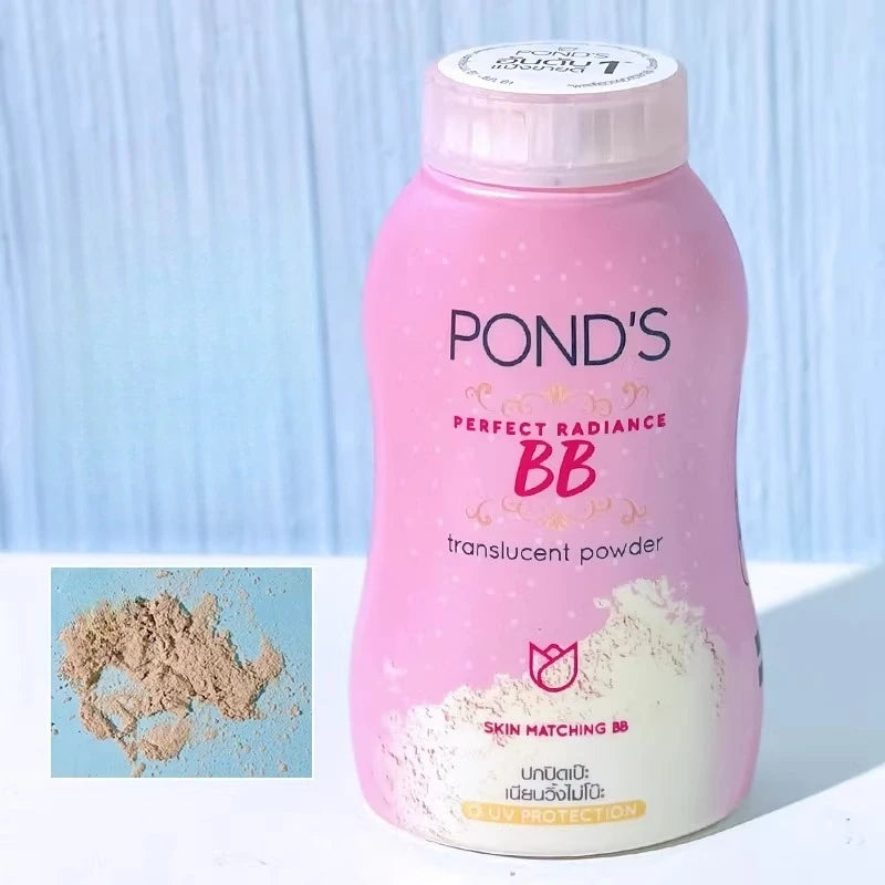 PONDS Thailand Setting Powder, Oil-Control & Long-Lasting Matte Finish, Lightweight Face Powder for Makeup Fixing