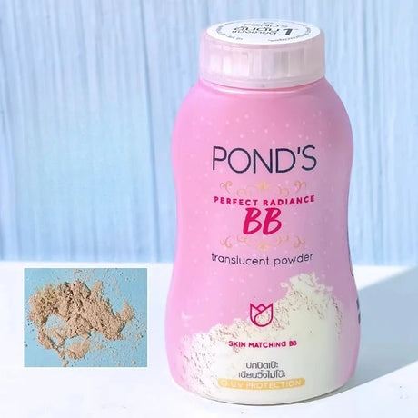 PONDS Thailand Setting Powder, Oil-Control & Long-Lasting Matte Finish, Lightweight Face Powder for Makeup Fixing