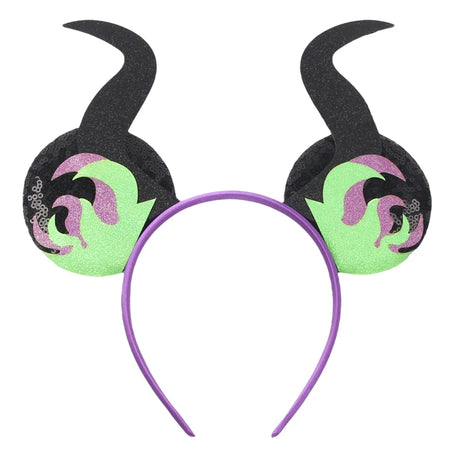 Newest Festival Party Cosplay Mouse Ears Headband 3.3" Ears Glitter Hairband Without Bow For Boys DIY Cartoon Hair Accessories
