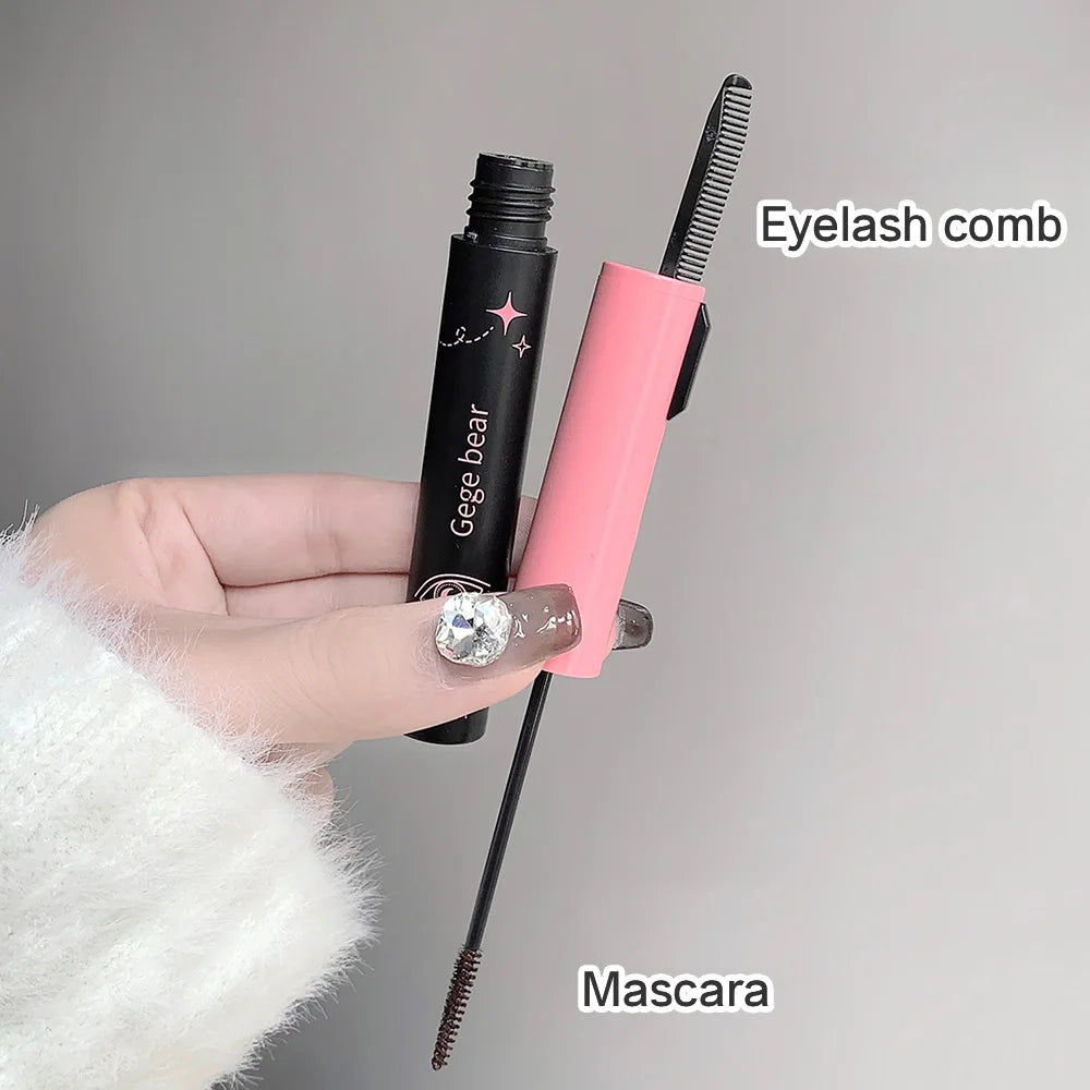 Double-ended Charming Long Mascara Gegebear Natural Curling Long-lasting Waterproof and Sweat-proof Eyelash Primer
