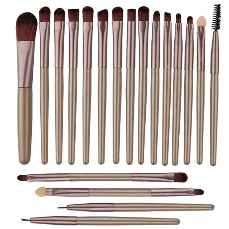 20PCS Eye Shadow Makeup Brush Set Concealer Brush Eye Cosmetic Soft Bristles Eyebrow Eyeliner Brush Portable Beauty Makeup Tools