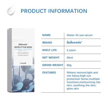 SPF50 Facial Centella Sunscreen Protector Solar Sunblock Skin Whitening Cream Korean Moisturizing Protector New Care Body