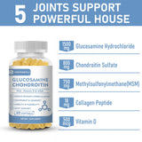Glucosamine Chondroitin MSM - Supports Joint Health, Relieves Pain, Improves Joint Flexibility, and Enhances Immunity