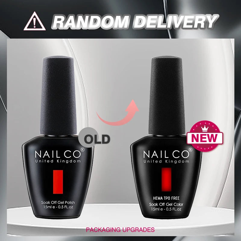 NAILCO 15ml HEMA FREE TPO FREE Top Base Coat Nail Gel Polish Supplies Vernis Semi Permanent Nail Art Manicure Gel Ongle UV Nails