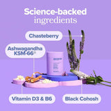 Women’s Vitamin Capsules with Vitamin D3 B6 Daily Wellness Support Hormone Balance Formula Vegan Supplement 60 Capsules