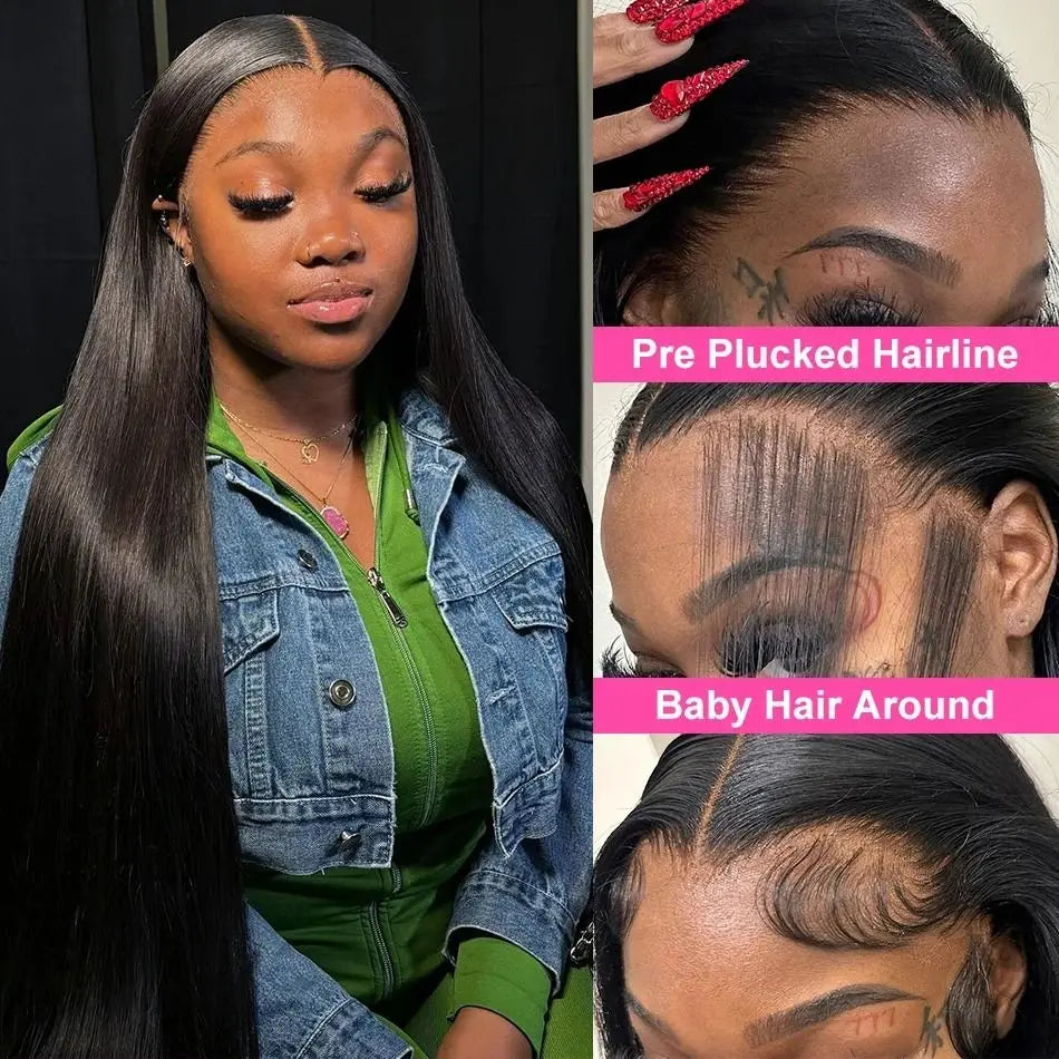 Bone Straight Glueless Wigs Human Hair Ready To Wear Brazilian Lace Front Human Hair Wigs 13x4 13x6 HD Lace Frontal Wig 5x5 Wig